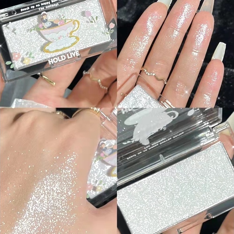 Phấn Bắt Sáng HOLD LIVE 4 Màu Tùy Chọn Ánh Ngọc Trai Lấp Lánh