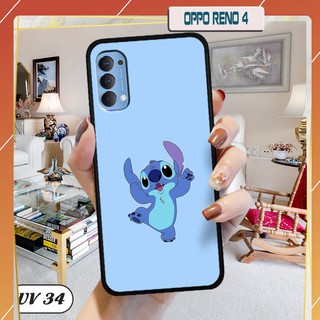 Ốp lưng nhám viền dẻo OPPO RENO 4 in hình
