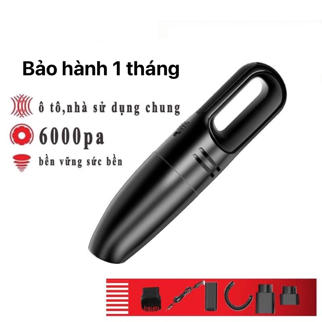 Máy Hut Bụi Cầm Tay Gia đình xe ô tô, xe hơi , nhà cửa hút bụi cầm tay mini tích điện không Dây