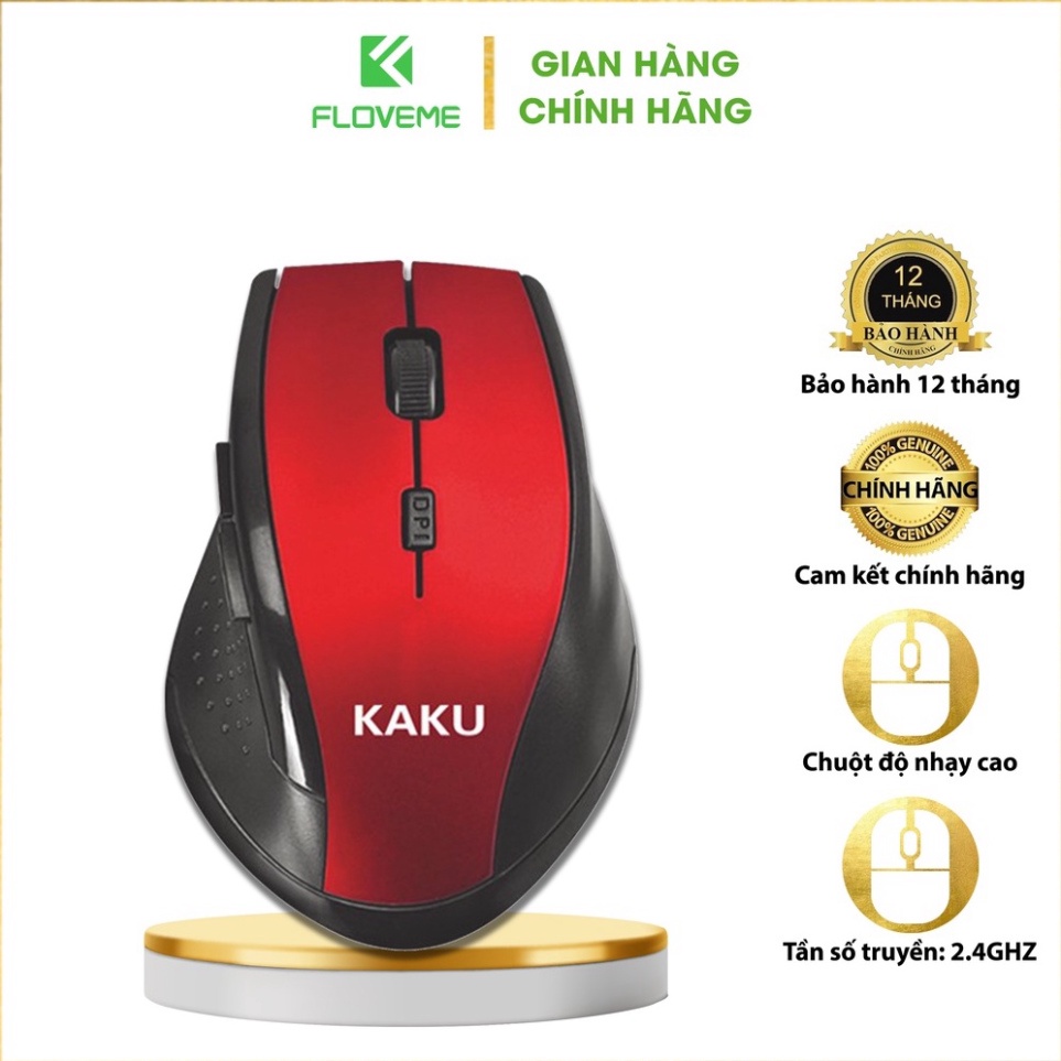 Chuột quang máy tính không dây bluetooth 6 nút chất liệu ABS bền đẹp chuột gaming Floveme - KSC-449 chính hãng .