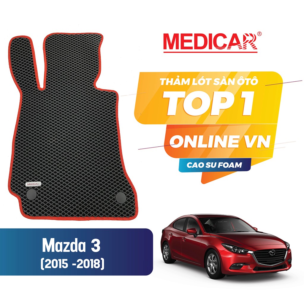 MEDICAR - Thảm Lót Sàn Xe Mazda 3 (2015 - 2019)