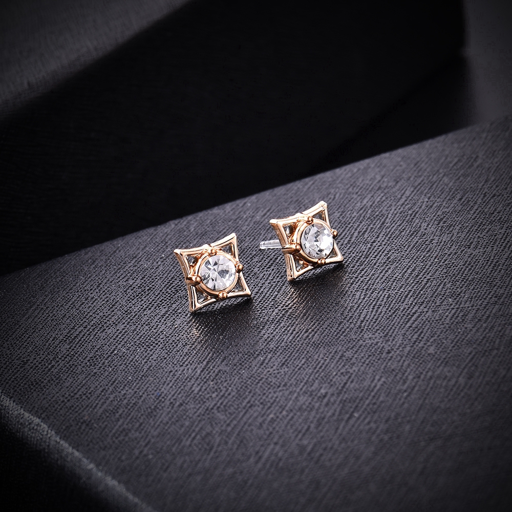 Bộ 36 Đôi Khuyên Tai Mạ Vàng/Bạc 925 Đính Đá Xinh Xắn