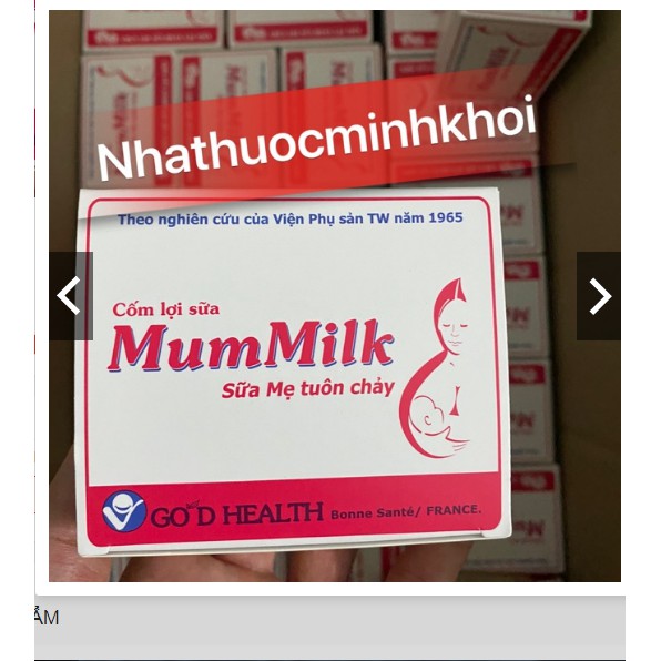 CỐM LỢI SỮA MUMMILK CHO PHỤ NỮ SAU SINH (20 gói)