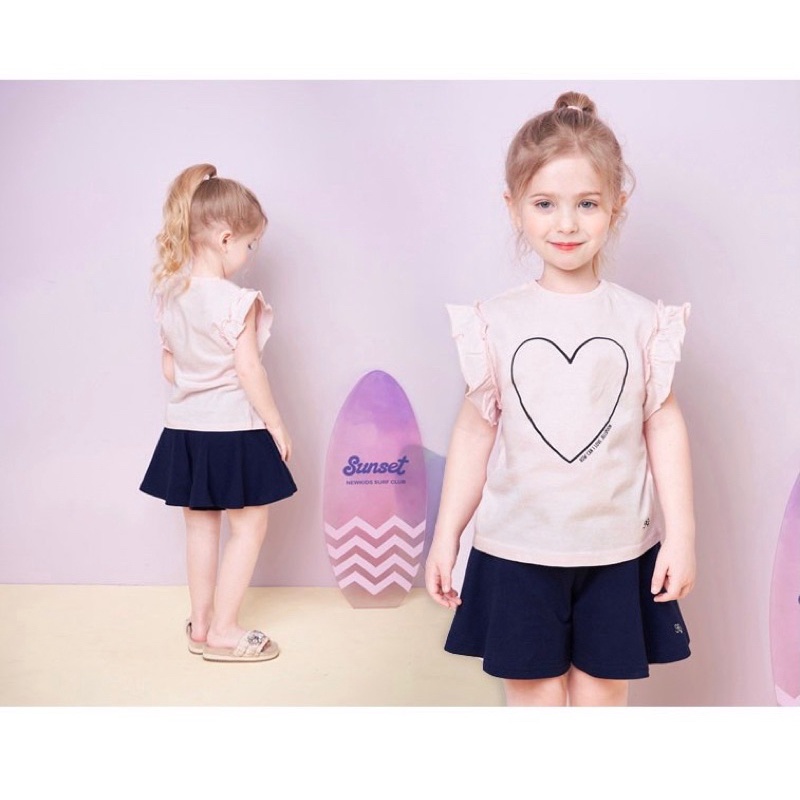 Bộ quần áo bé gái Jelispoon Việt Nam xuất Hàn dư xịn chất cotton 100% mềm mịn mát