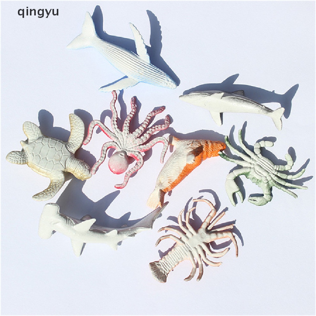 Set 8 Mô Hình Động Vật Biển Bằng Nhựa Cho Bé