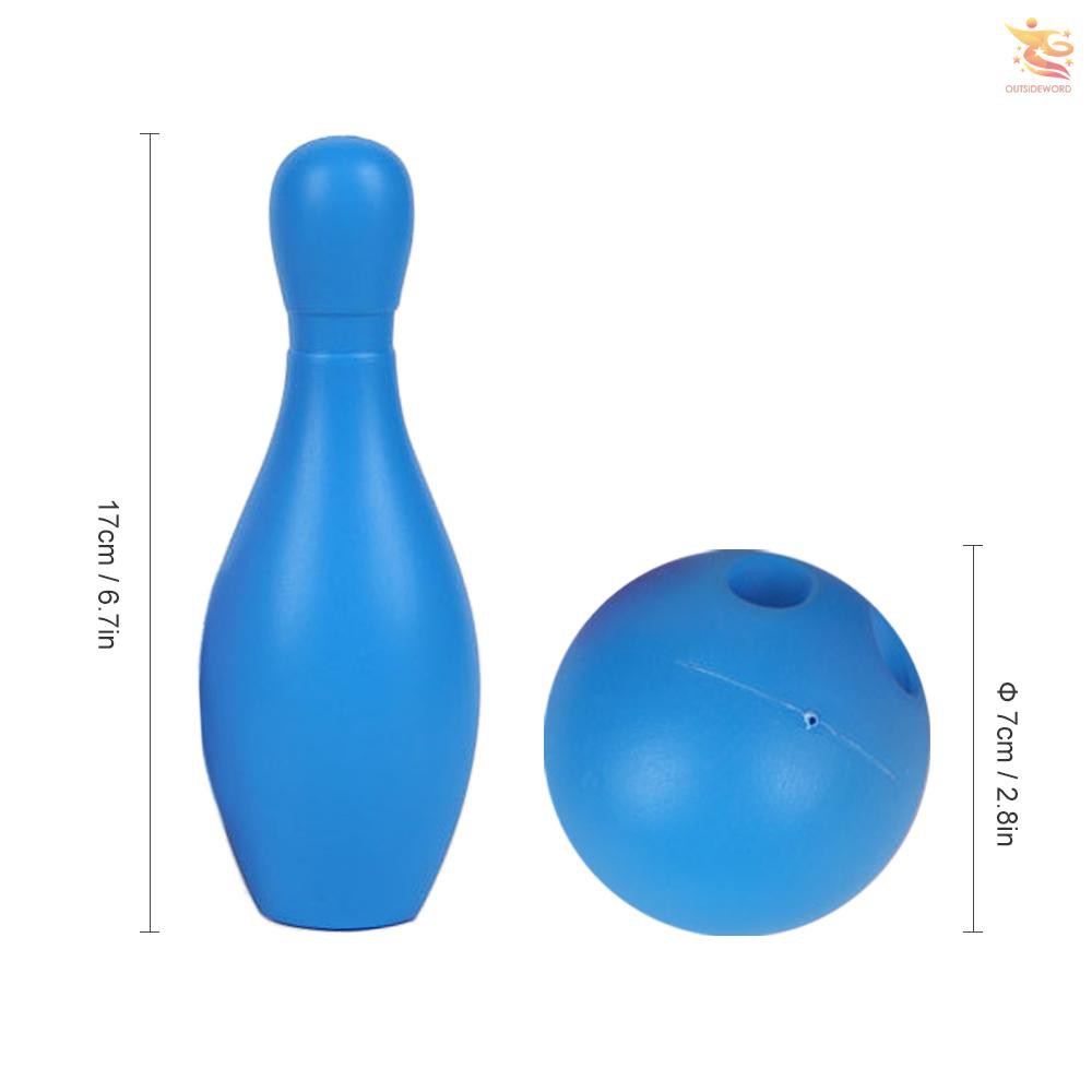 【outsideworld】Kids Bowling Toys Set Indoor Outdoor Bowling Games Great for Boys Girls