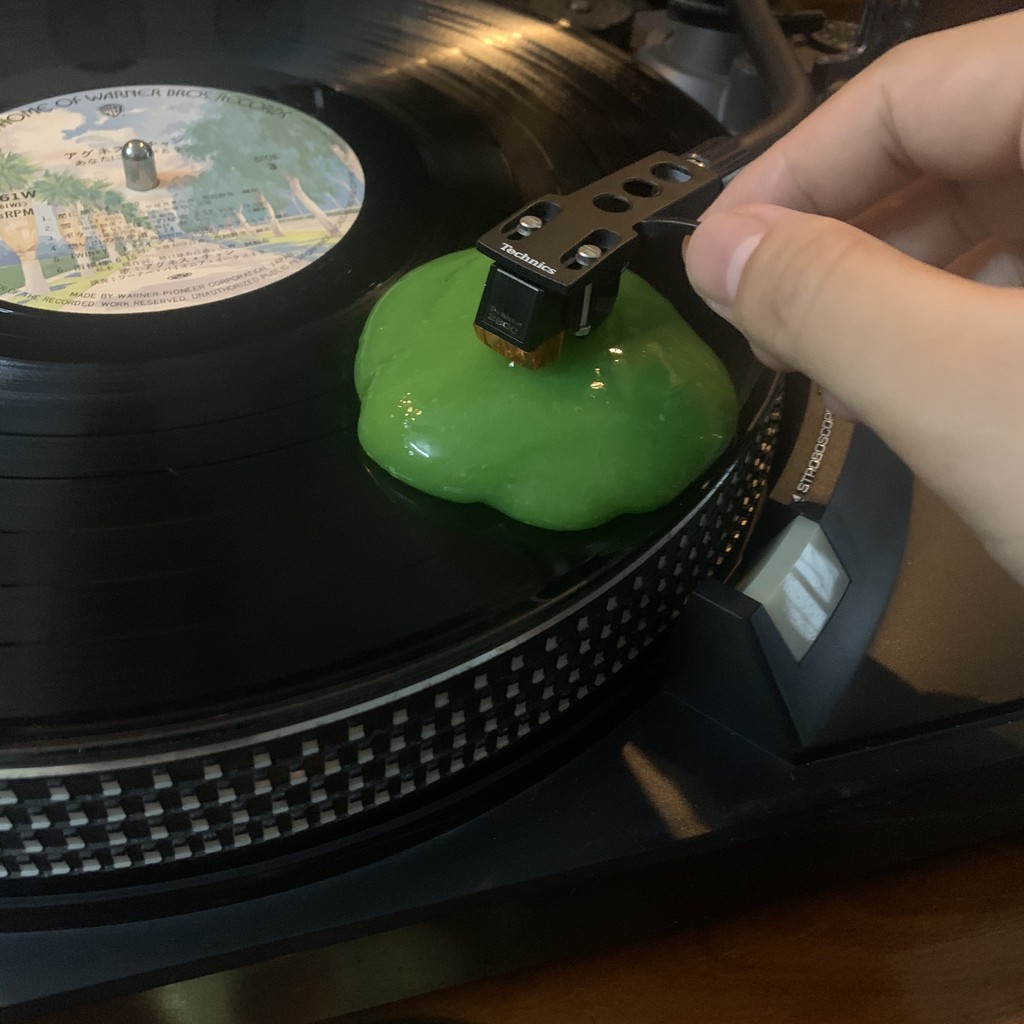 Gel làm sạch bề mặt đĩa than LP đĩa Vinyl đầu kim vệ sinh toàn bộ khe hở nhỏ đặc tính kết nối và không gây hại kích ứng