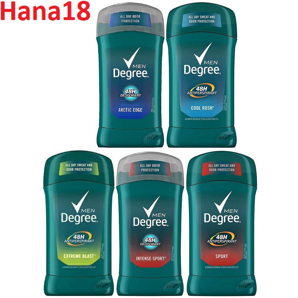 Lăn Khử Mùi 76g Degree Chính Hãng Với Nhiều Hương Thơm