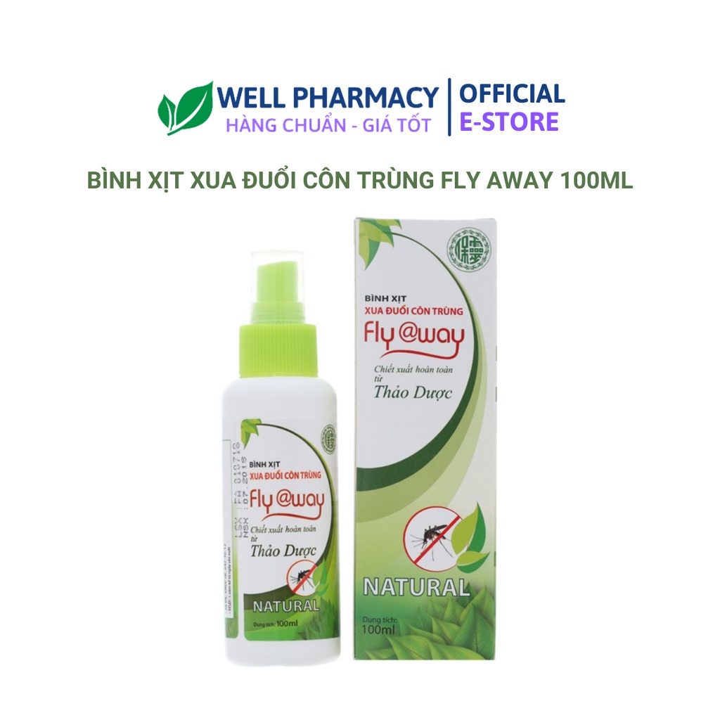 FLY AWAY- BÌNH XỊT XUA ĐUỔI MUỖI lọ 100ml