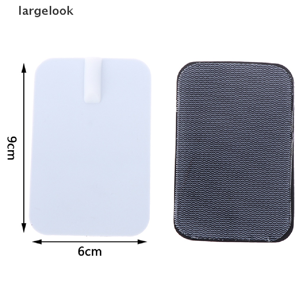 [Hàng mới về] Bộ 10 miếng dán điện cực 6 * 9cm có thể tái sử dụng cho máy mát xa cơ thể
