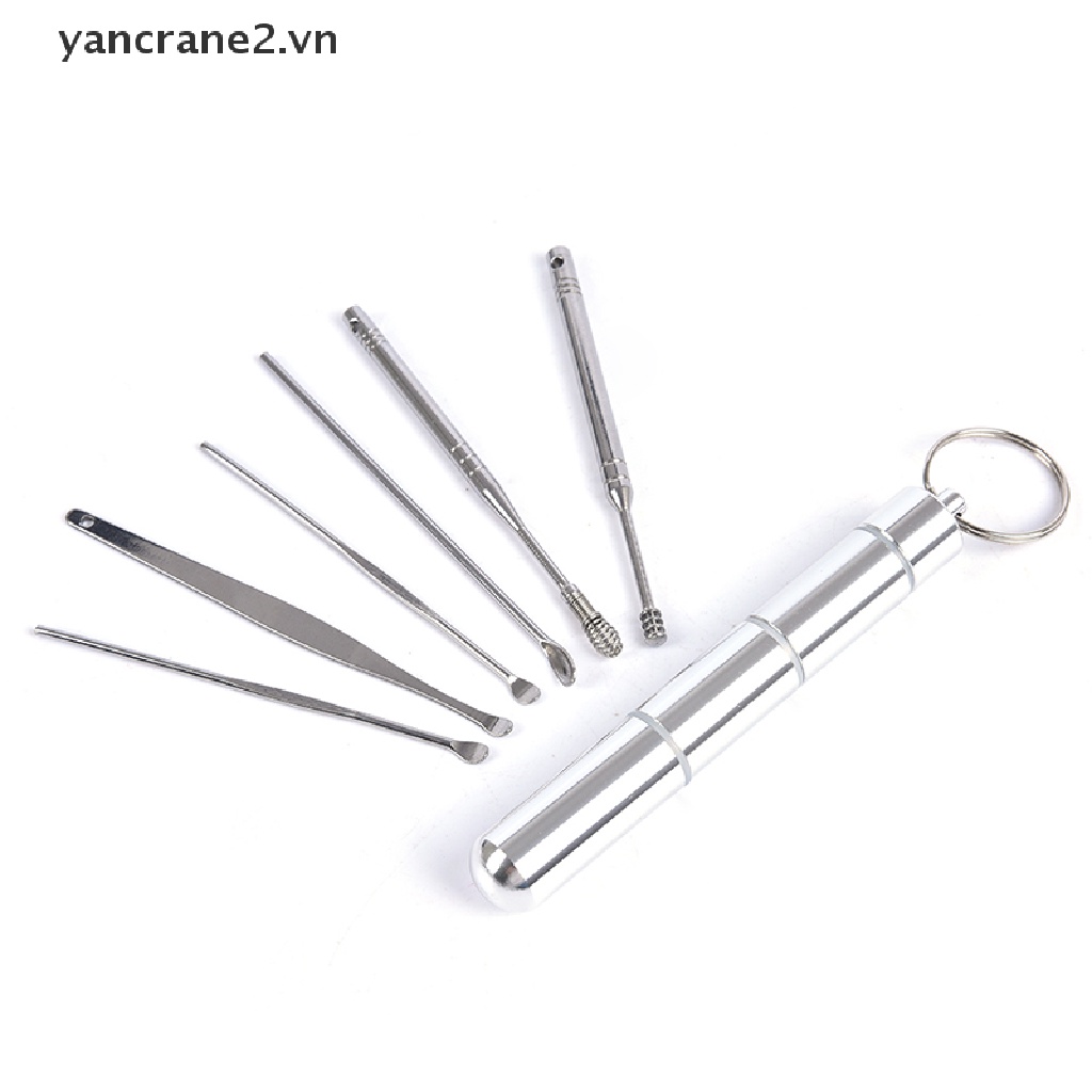 Bộ 6 Dụng Cụ Lấy Ráy Tai Bằng Inox Tiện Dụng