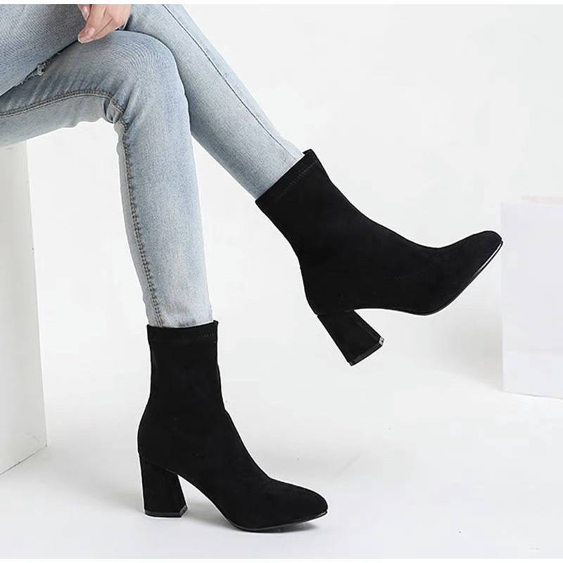 BOOT DA LỘN ĐẾ ĐỎ KÉO KHOÁ | BigBuy360 - bigbuy360.vn