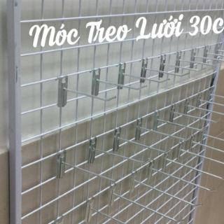 Combo 10 Móc Treo Kệ Lưới Móc Dày Dặn Và Nặng Với Đủ Kích Thước