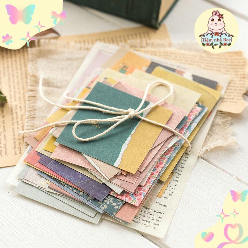 Set tấm thiệp trang trí- chủ đề xinh xắn trang trí sổ nhật ký, cây cỏ Vintage │60 tấm│Xem thêm ở phần MÔ TẢ SẢN PHẨM