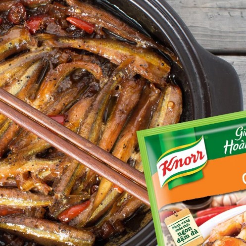 Gia vị Hoàn Chỉnh Knorr Cá Kho gói 28g