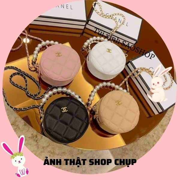 ` Túi xách đeo chéo mini dáng tròn đeo dễ thương, túi xách đẹp VG652