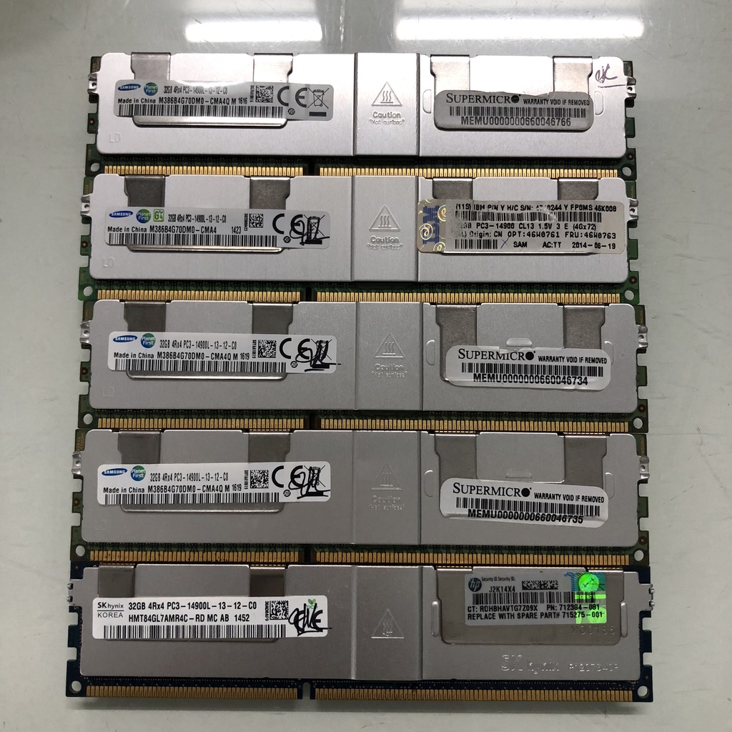RAM MÁY TÍNH DDR3 ECC REG 32G - 16G - 8G SỬ DỤNG - TRẠM DELL, HP, MAINBOARD X79 (BH 36T)