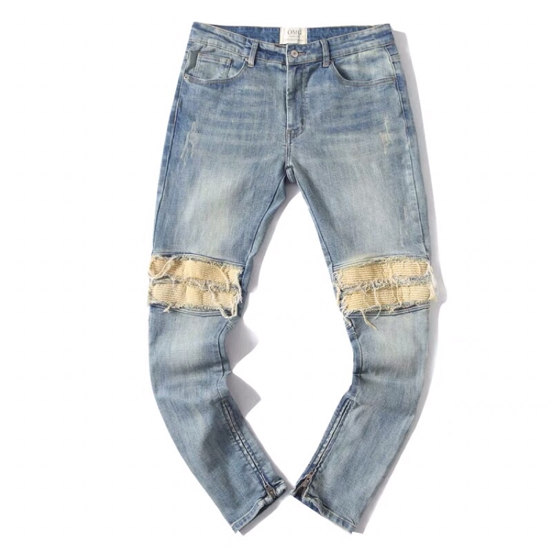 Quần jeans For Amiri rách gối