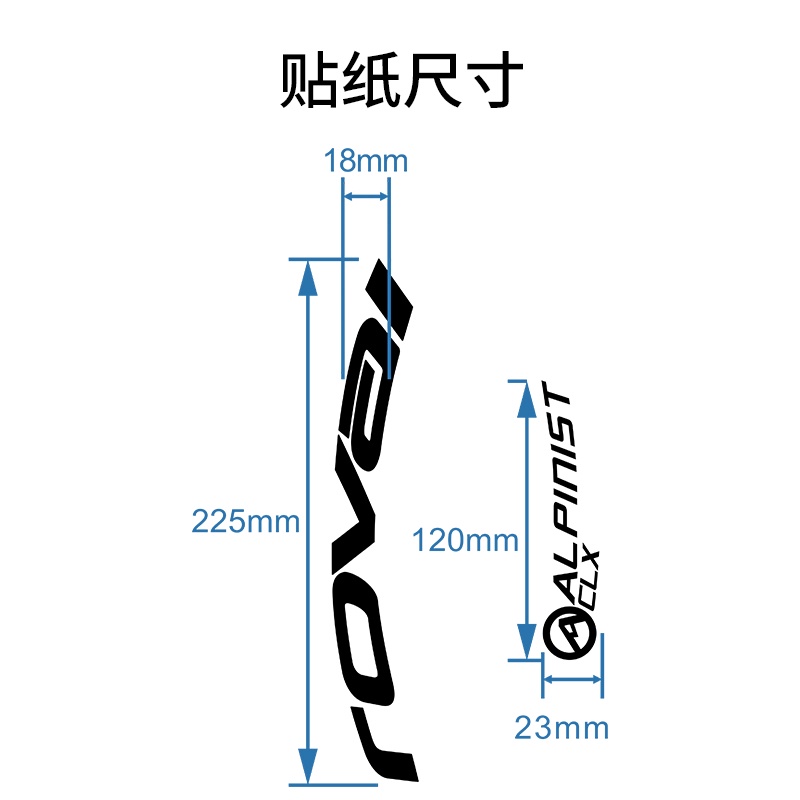 Miếng Đề Can Dán Vành Bánh Xe 35mm Trang Trí