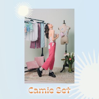 [Mã SKAMLTSM9 giảm 10% đơn 99K] Set quần áo hồng Camie