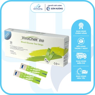 Que Thử Đường Huyết VivaChek Ino (Hộp 50 que rời)