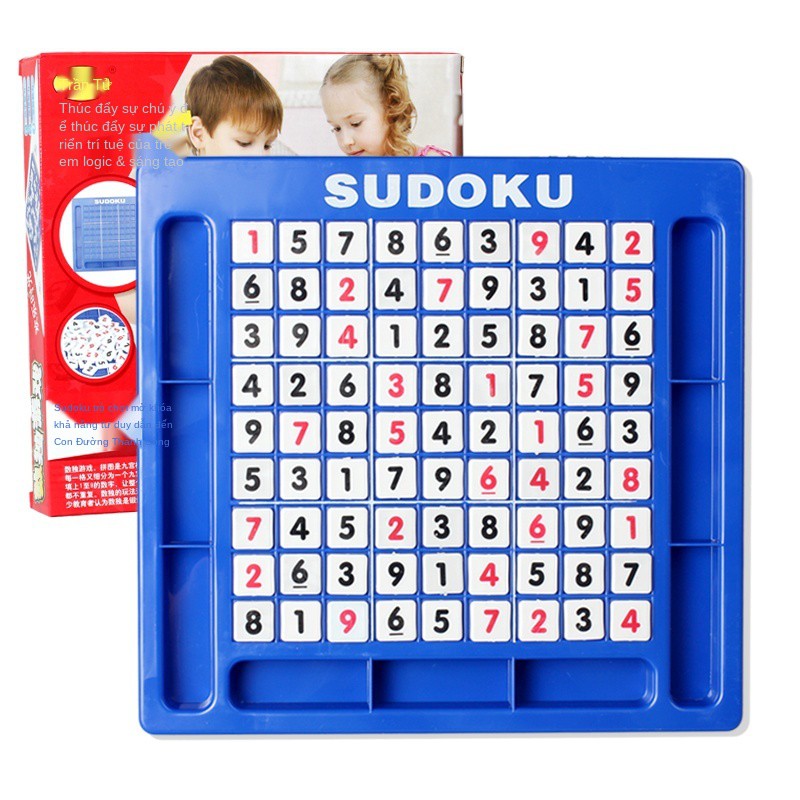 ♠❃☬máy trợ giảng toán học tính để bàn Trò chơi Sudoku cờ vua 9 ô vuông giáo dục sớm cha mẹ trẻ em câu đố tư duy l