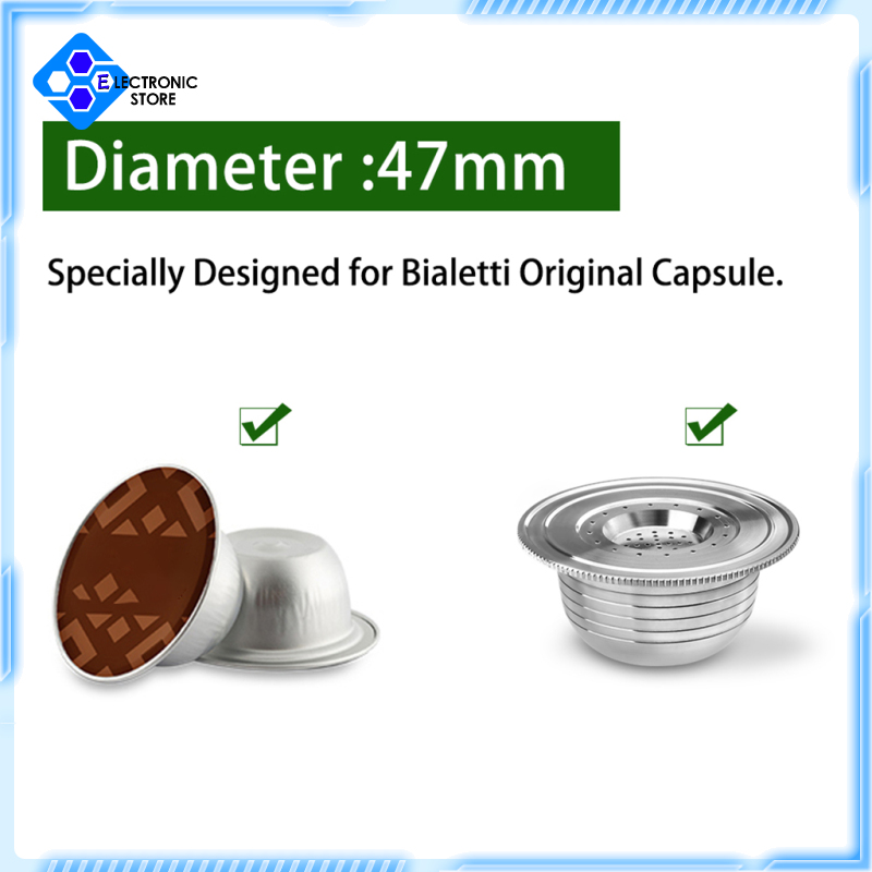 [Electronic store]Refillable Reusable Coffee Capsule Adapter Pods Filters for  Machine