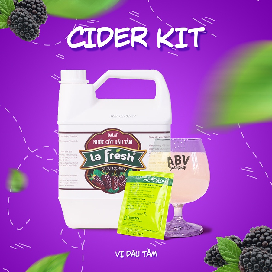 Set Nguyên Liệu Nấu Cider