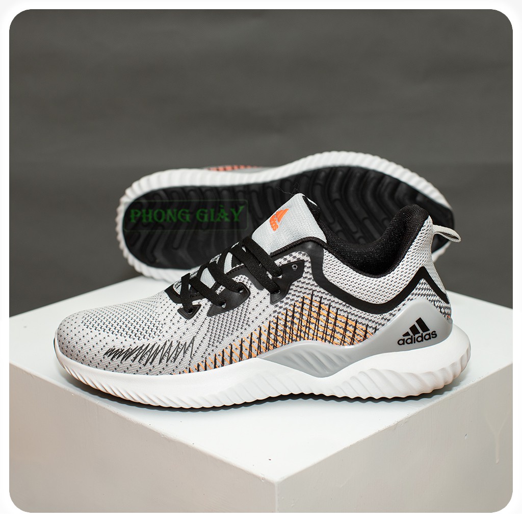 Giày sneaker nam giày thể thao nam Alphabounce D58 màu ghi fullbox