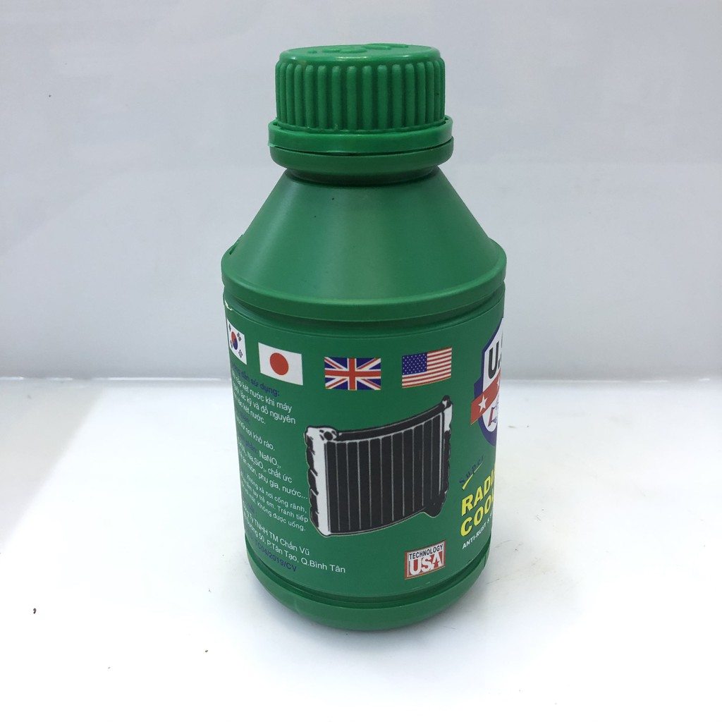 Nước làm mát xanh U.S RADIATOR COOLANT 500ML