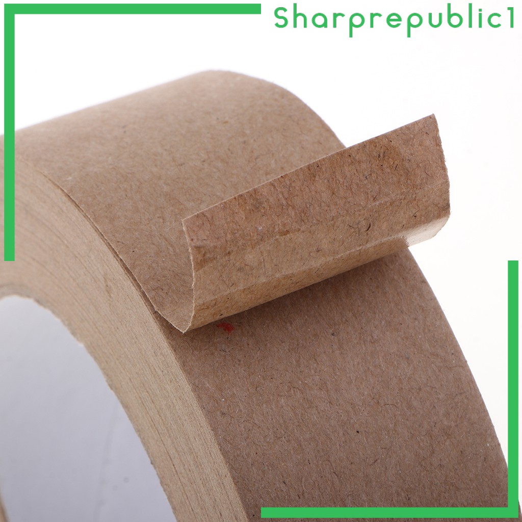 50m  Water Activated Kraft Paper Tape 36mm Width for Box Packaging and Sealing Commercial Quality, Courier Always Use