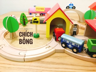 BỘ ĐƯỜNG RAY XE LỬA HÀN QUỐC - GỖ TN
