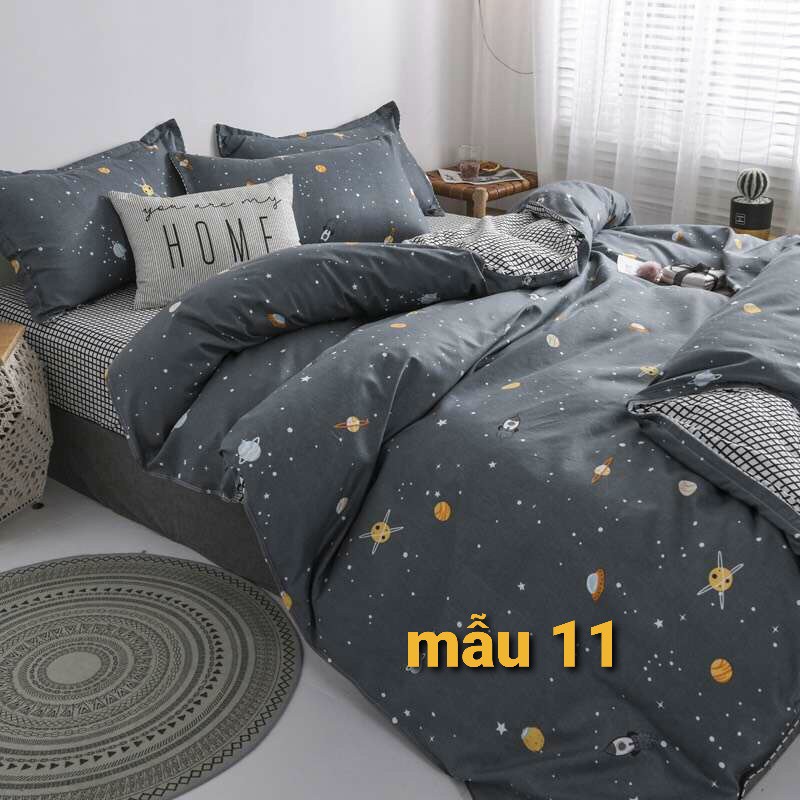 BỘ CHĂN GA POLY HỌA TIẾT 4 MÓN NHẬP KHẨU (được chọn mẫu)