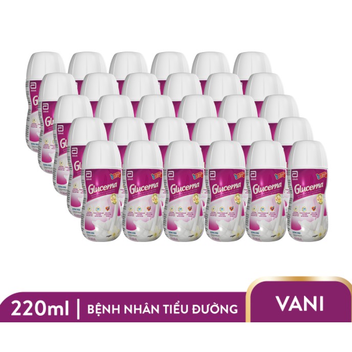 Thùng 30 chai sữa nước Glucerna 220ml