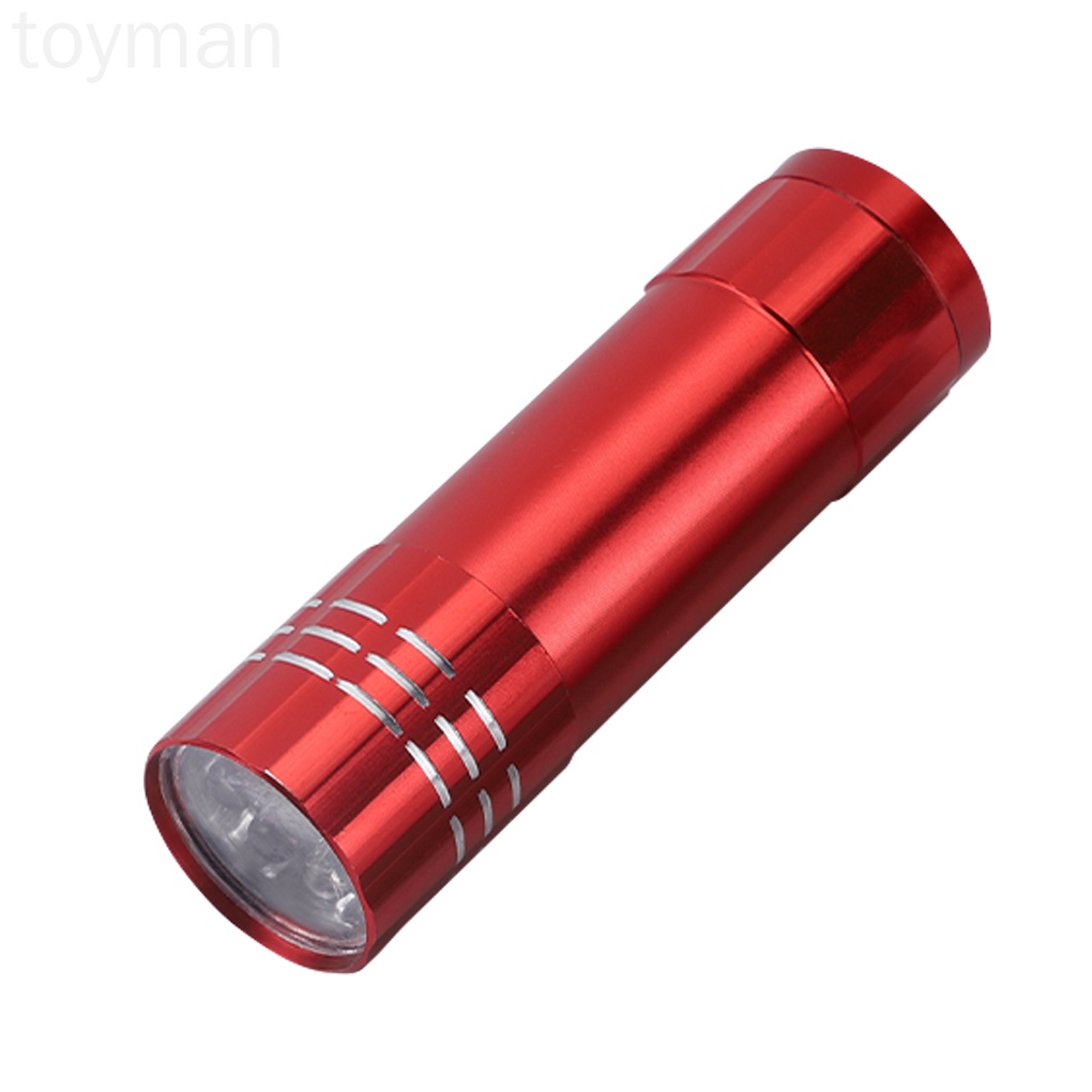[Hàng mới về] Đèn pin UV 9 bóng Led sấy khô sơn móng tay nhanh chóng nhỏ gọn tiện lợi