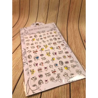 Sticker khuôn mặt trìu tượng mã F613