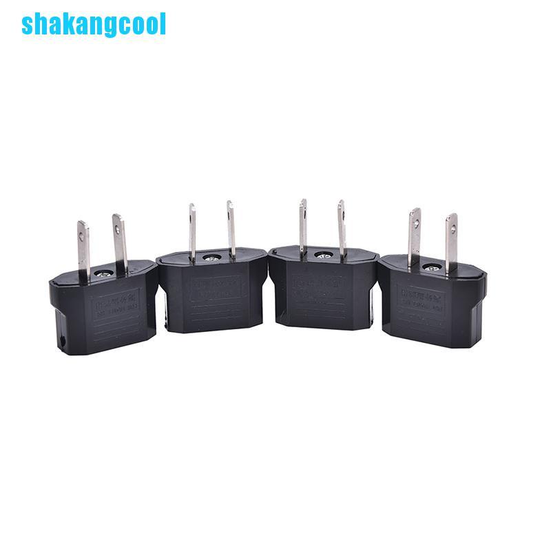 Set 4 Phích Cắm Chuyển Đổi Eu Sang Us Mới | BigBuy360 - bigbuy360.vn