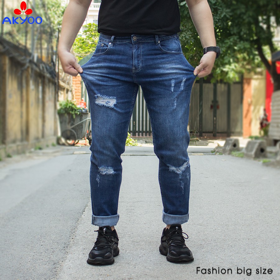 quần jean rách nam big size