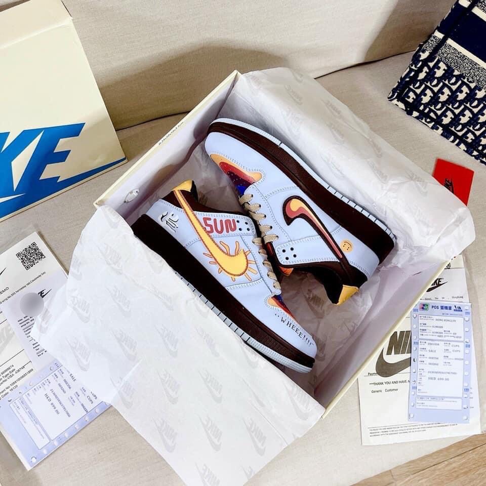 Giày thể thao màu xanh mặt trời siêu đẹp, giày sneaker Sun mặt trời size nữ