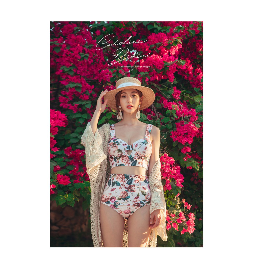 Bộ Đồ Tập Bơi Đi Tắm Biển Nữ Bikini 2 Mảnh PT 14 (Áo Bra Và Quần)