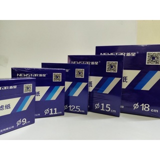 Giấy lọc định lượng Newstar ( giấy không tro) phi 9,11,12.5,15,18