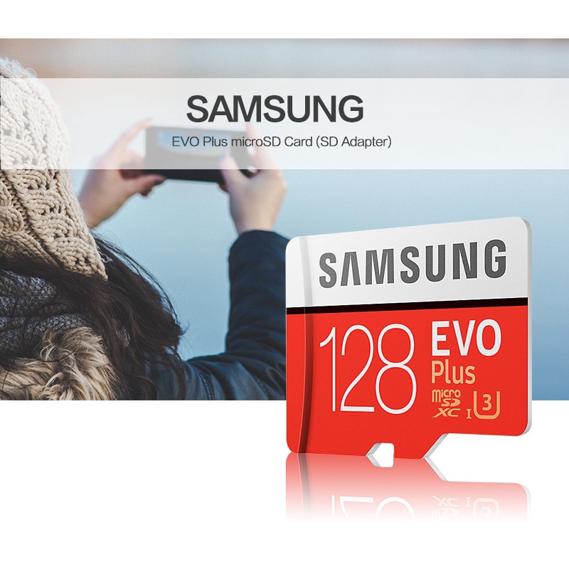 SAMSUNG Thẻ Nhớ Micro SD EVO Plus 128GB 256GB 512GB Tốc Độ Cao Hỗ Trợ Thẻ Nhớ Microsd TF 10 Microsd