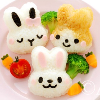 Bộ 6 chiếc khuôn làm cơm Bento cho bé