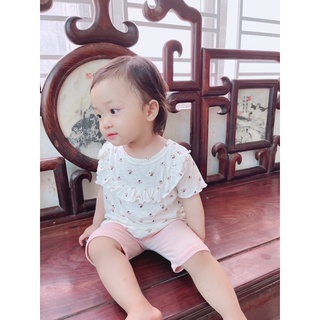 Bộ áo cộc quần legging bé gái size 80-130