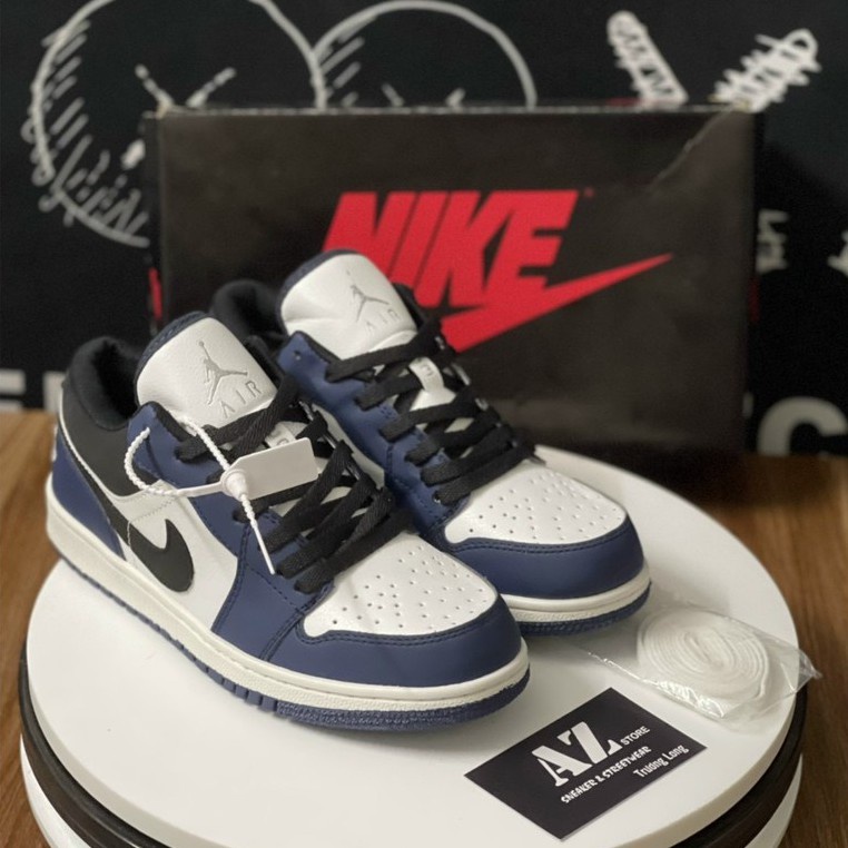 Giày Thể thao Giày Sneaker Air Jordan Bóng rổ Thấp cổ Xanh than Fullbox - District 13