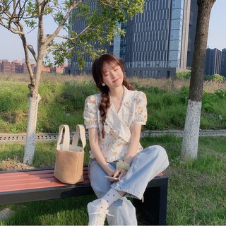 Ao hoa cổ bèo siêu đáng yêu