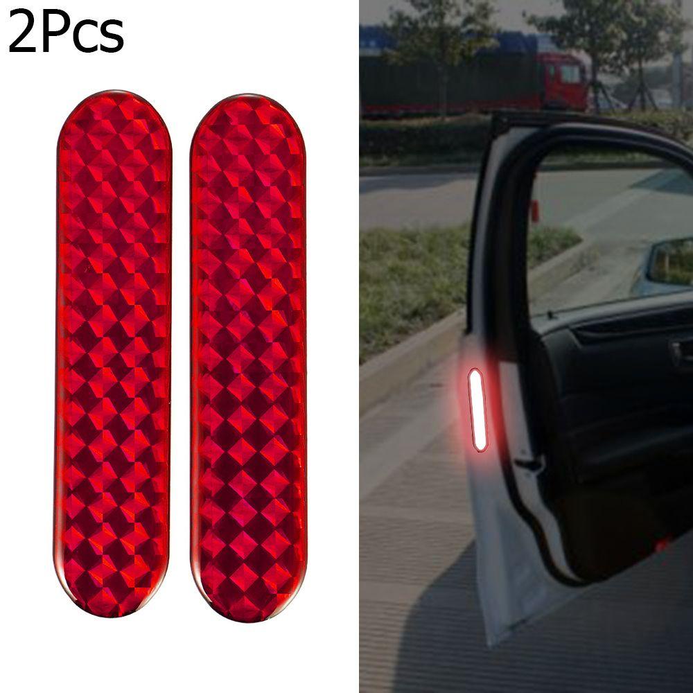YVE Bộ 2 Miếng Dán Phản Quang An Toàn Cho Xe Hơi