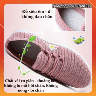 Giầy đi bộ hoa cúc thời trang