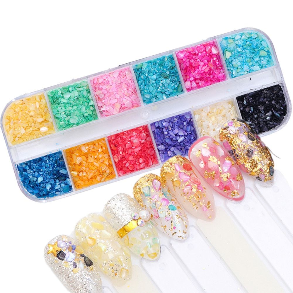 Bột Kim Tuyến 3D Trang Trí Móng Tay