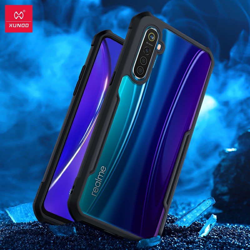 Ốp lưng XUNDD Oppo Realme 9 Pro chống sốc lưng trong viền màu chống ố vàng bảo vệ camera